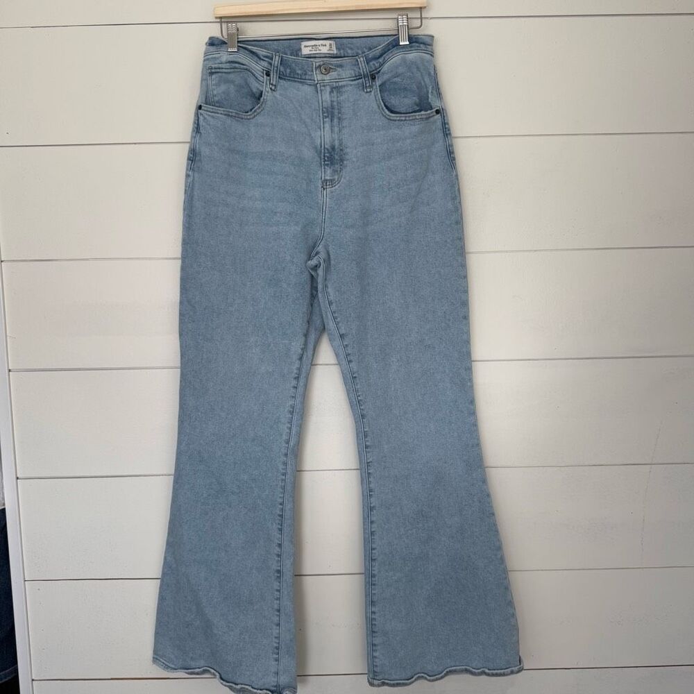 Abercrombie & Fitch Light Blue Flare Jeans